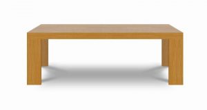 Mohutný drevený stôl, značka Brik.